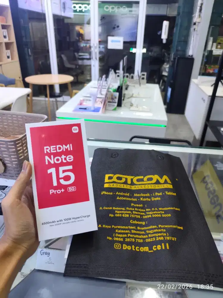 Redmi note 15 pro+ 5G 8/256 segel garansi resmi