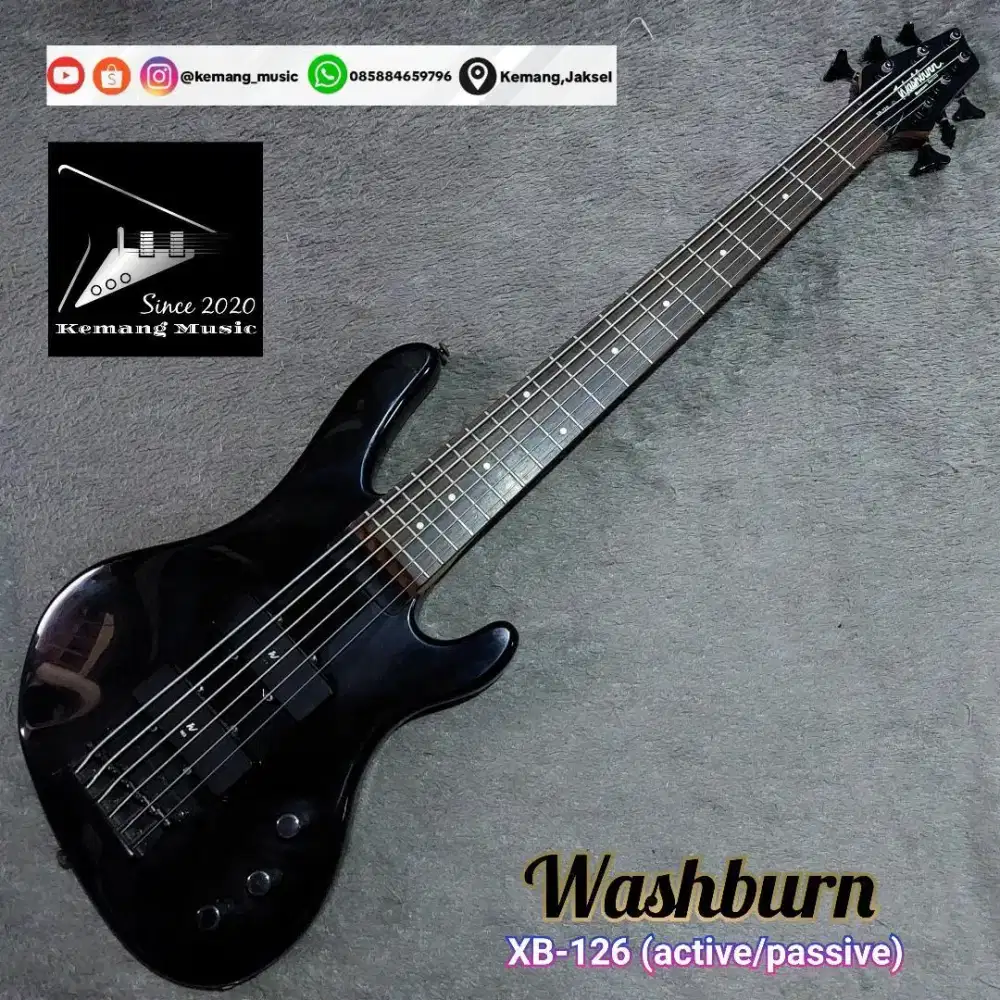 Bass 6 senar washburn original Precision jazz bass