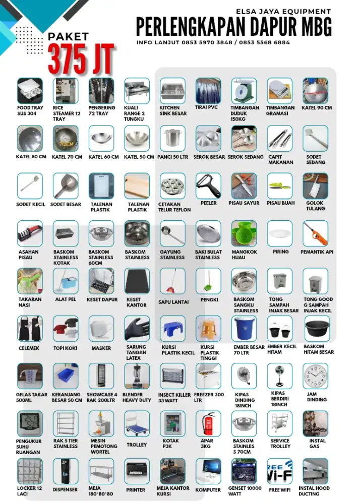 Peralatan Dapur MBG