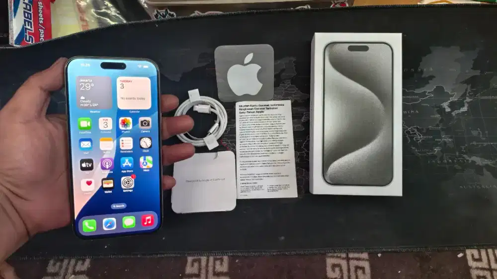 iPhone 15 Pro Max 256Gb iBox Mulus Normal Bisa TT Pastinya