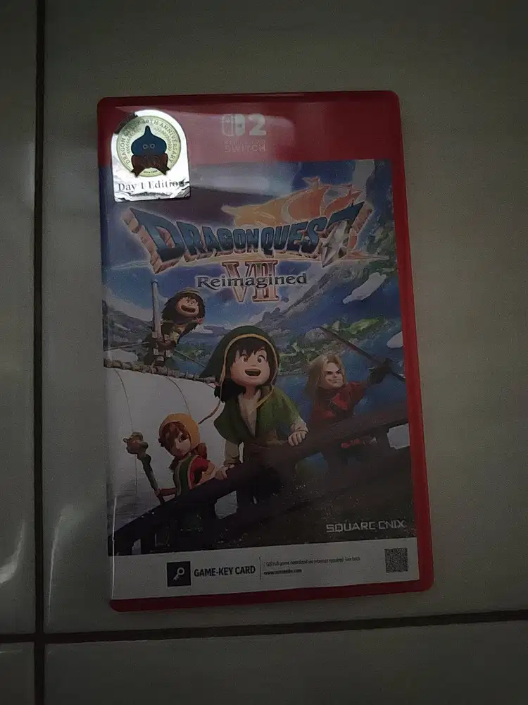 Game Key Card Dragon Quest VII remastered NS2