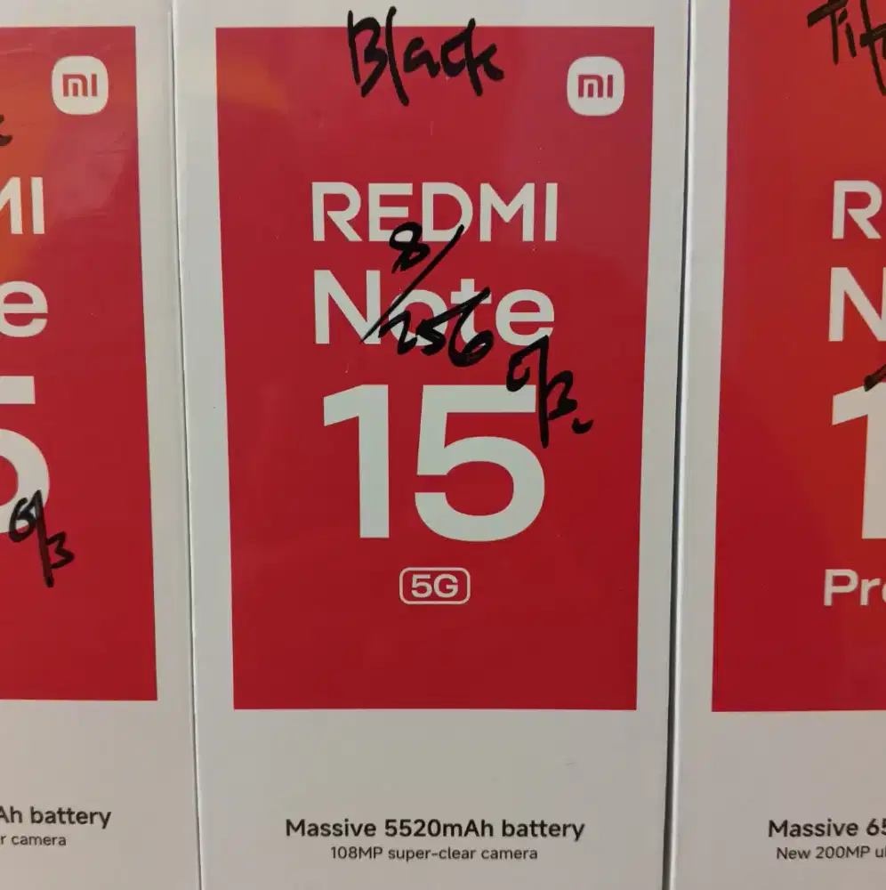 Xiaomi Redmi Note 15 4G 5G 8/256 BNIB Garansi Resmi Indonesia