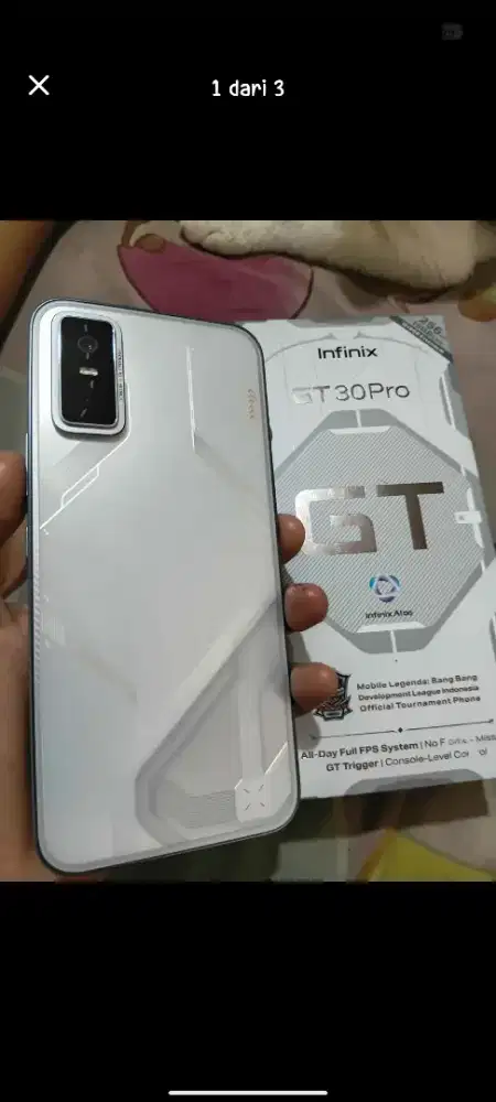 infinix gt 30 pro fullset grs setahun