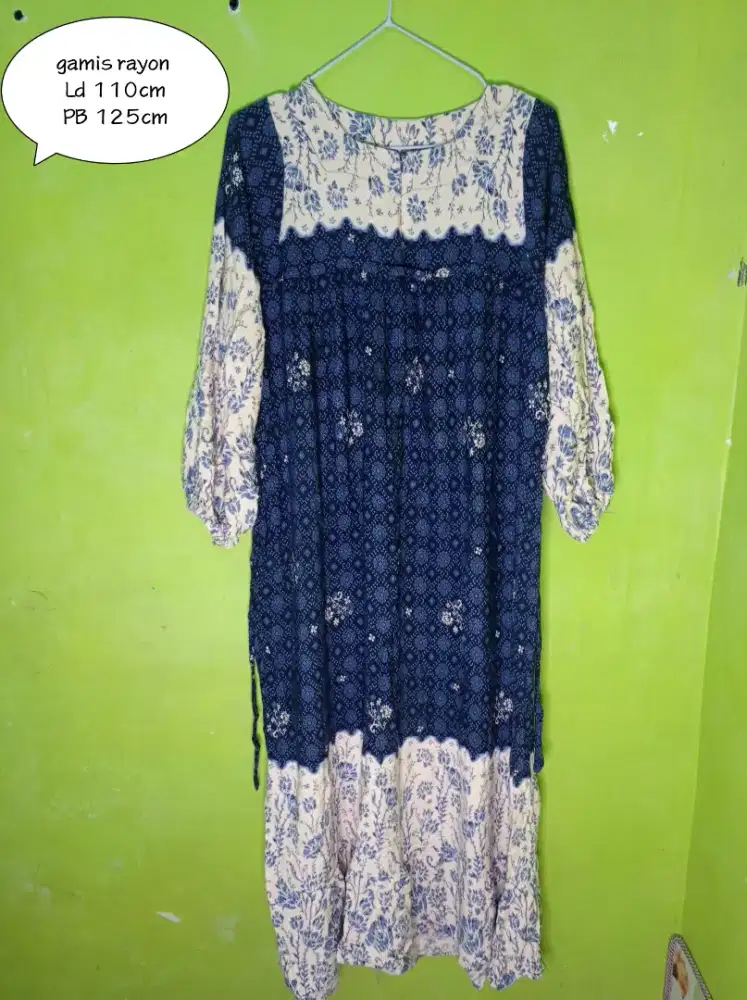 gamis rayon size L