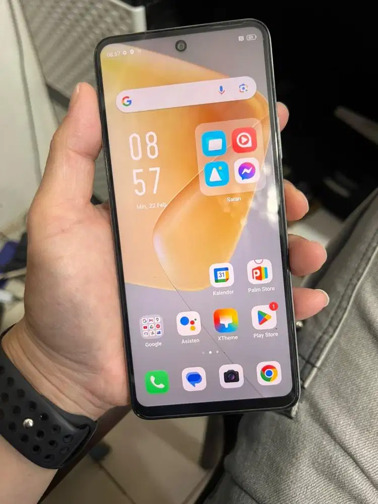 Infinix hot 50 256gb original bagus no box no charger harga net