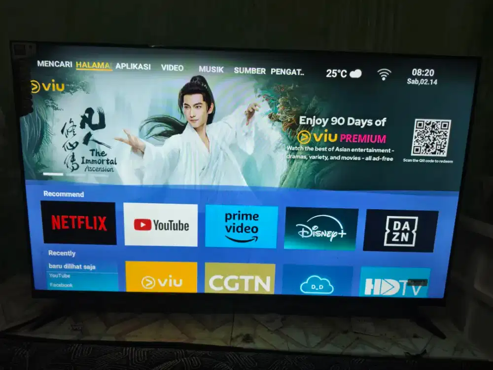 Dijual Smart TV 43 inch No Minus