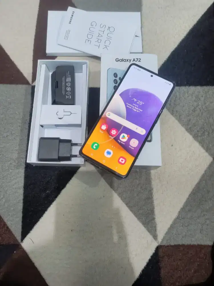 Samsung A72 8/128 fullset mlussss 98%  lancarr jaya no kndalaa