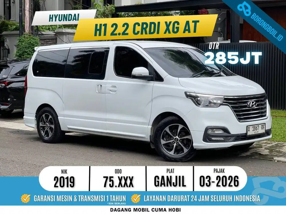DIESEL! HYUNDAI H1 XG CRDI AT 2019 SIAP PAKAI