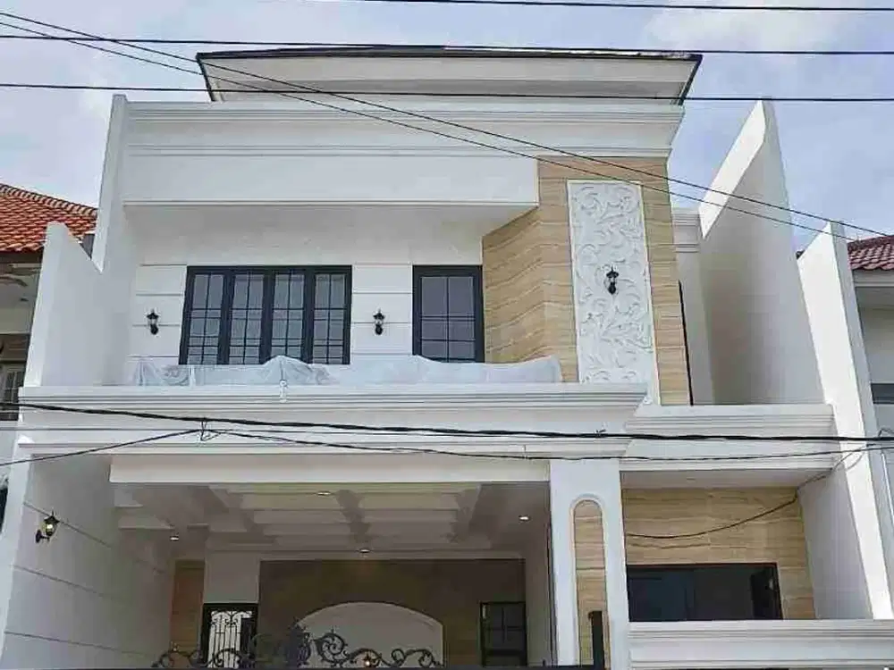 Jual Rumah Baru Gress Ciamik Semi Klasik Minimalis Babatan Pantai 2lt