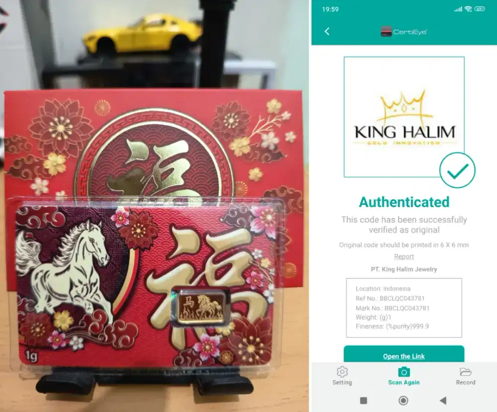 LM King Halim edisi imlek 1 gr