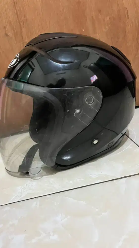kyt Kyoto copy minus pemakaian wajar, busa tebal helm rawatan
