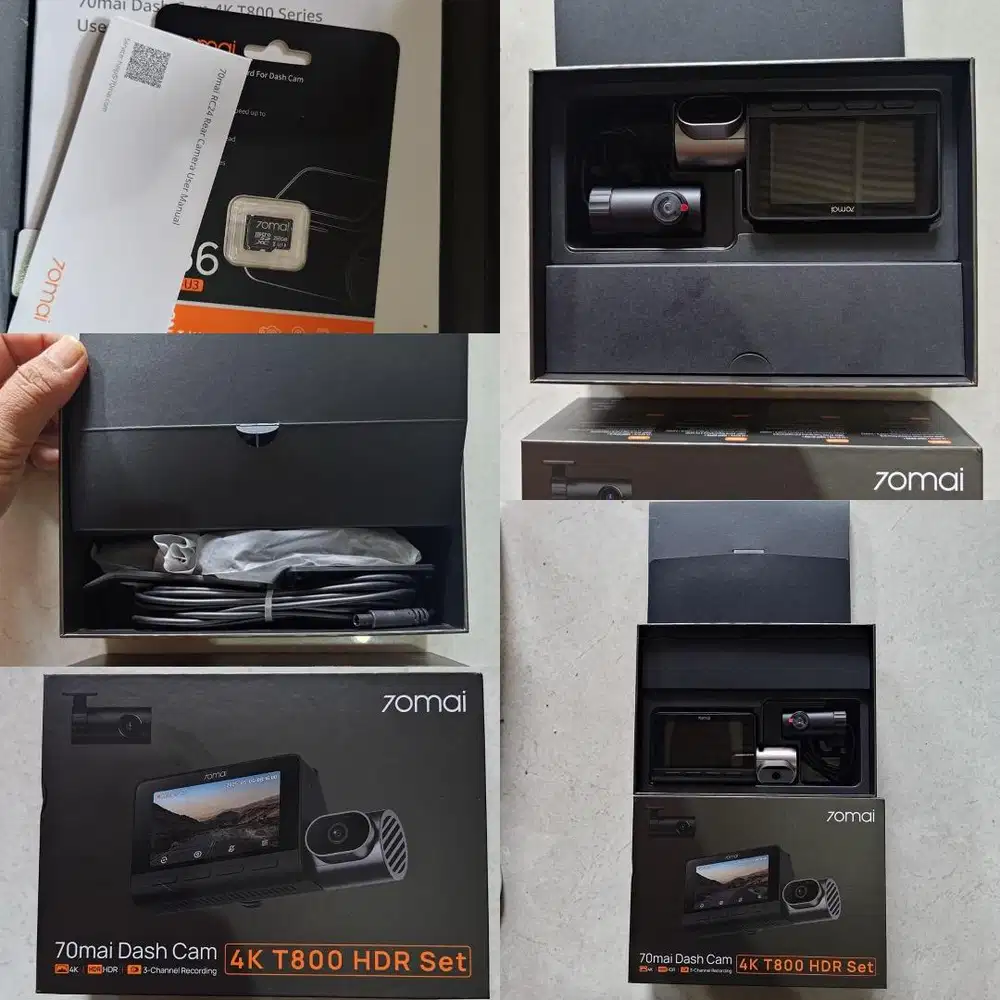 Dashcam 70mai 4k T800 HDR Sett