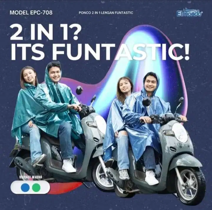 Jas hujan elmondo 2 in 1
