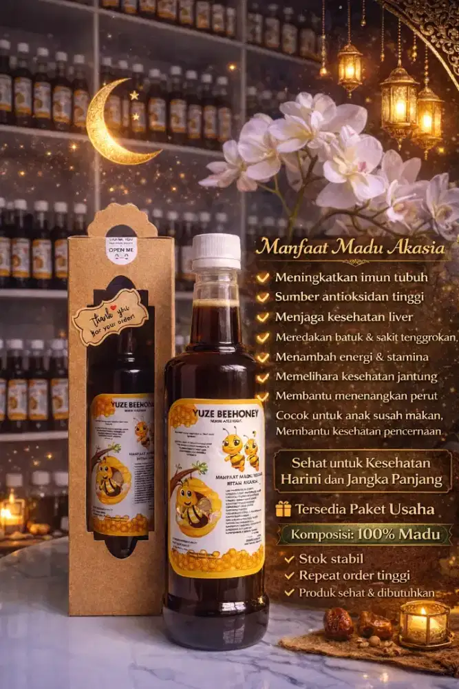 MADU HITAM AKASIA MURNI 100%