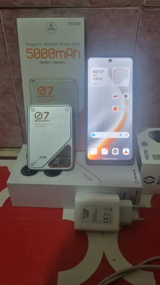 Tecno 7 5G 8/256 Fullset No Minus