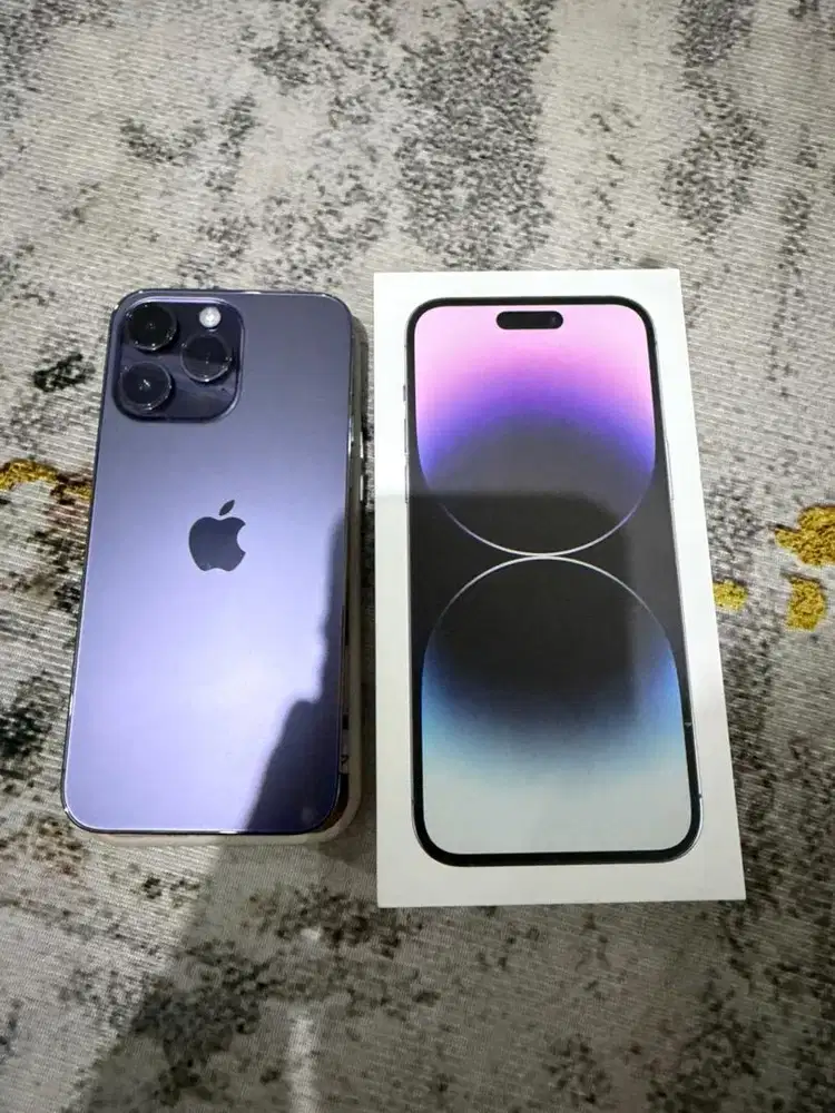 Iphone 14 pro max 256gb deep purple ex ibox resmi