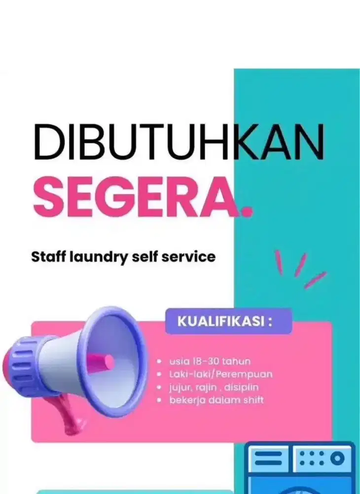 LOWONGAN STAFF KARYAWAN LAUNDRY