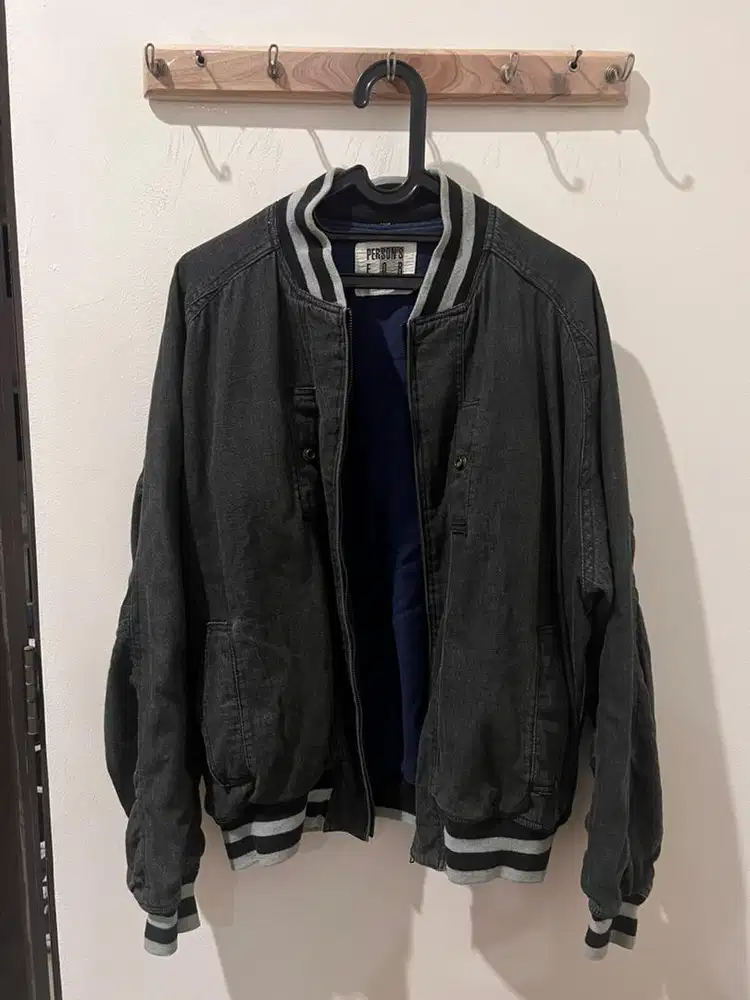 Bomber Denim Jacket L
