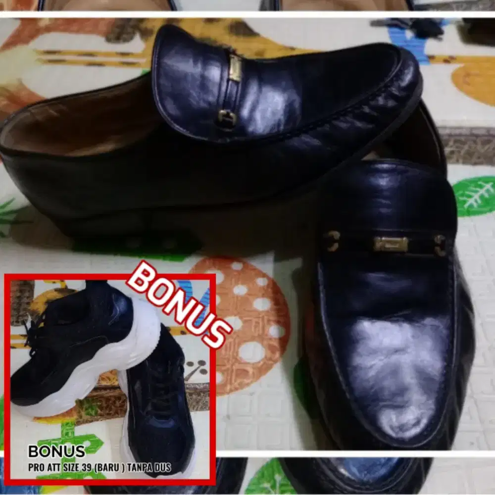 Sepatu Kulit BALLY Original Swiss + Bonus Pro ATT