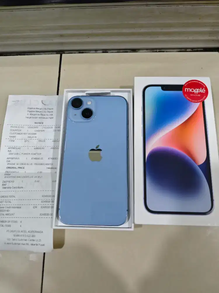 iPhone 14 128GB BNOB buka segel dus iBox