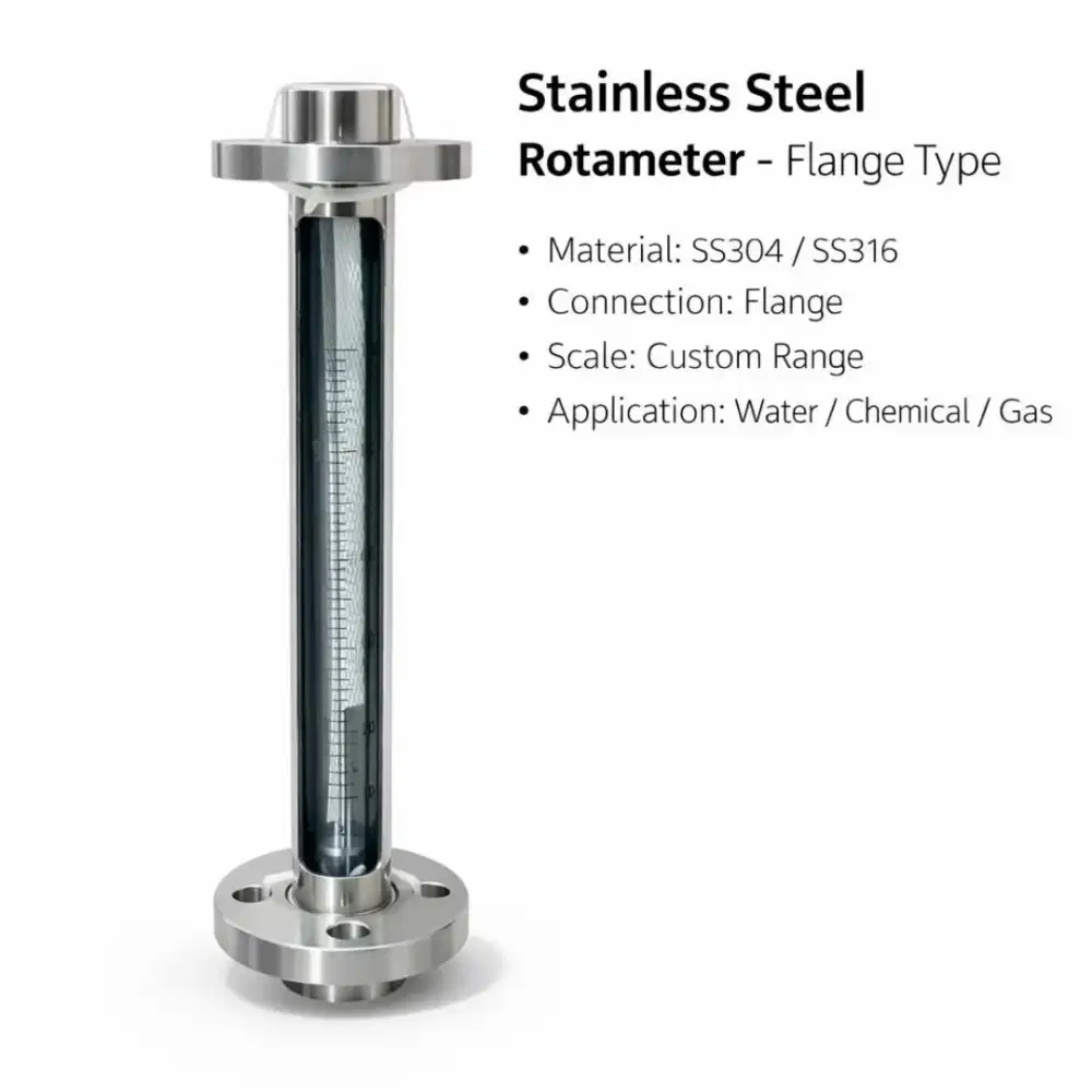 Flowmeter untuk air resin kimia
