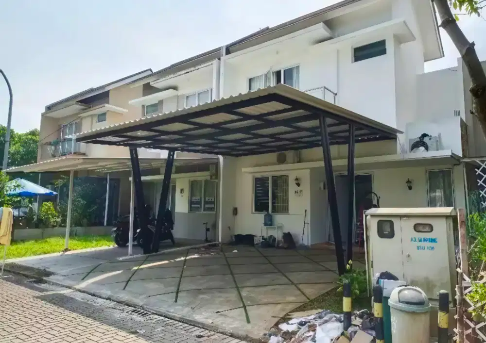 Kanopi rangka baja ringan