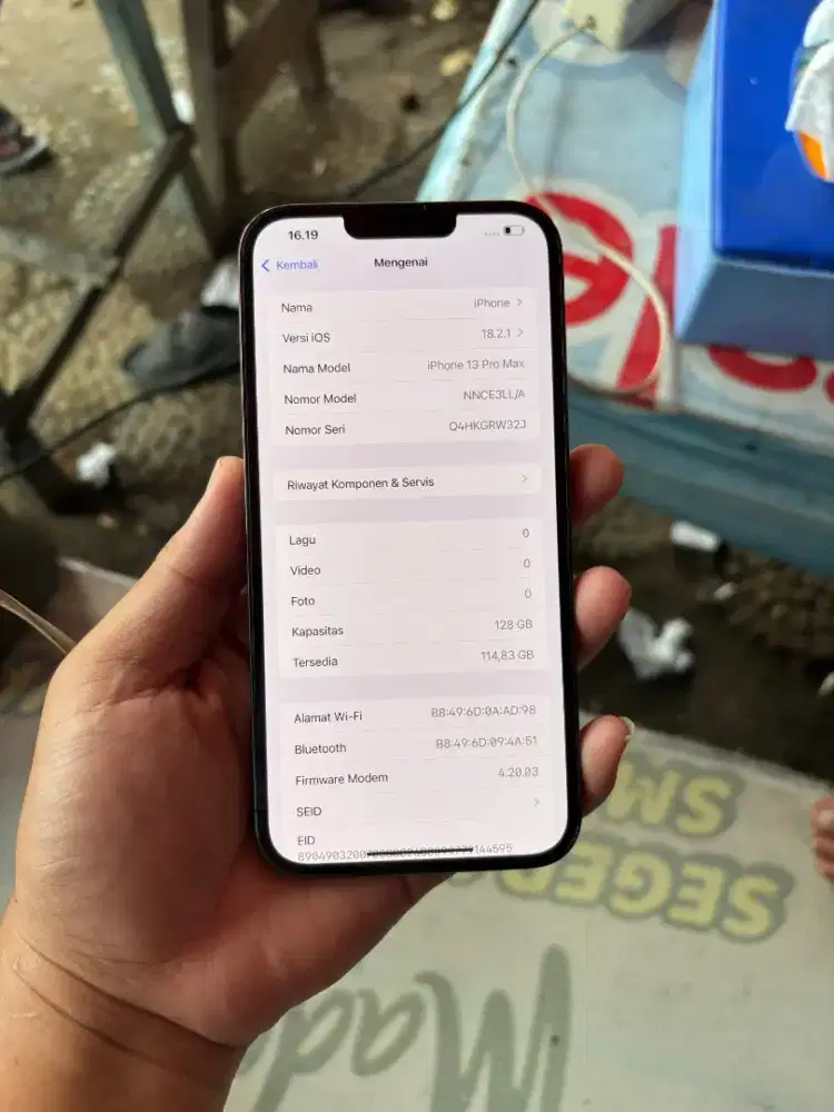 iPhone 13 promax 128 inter