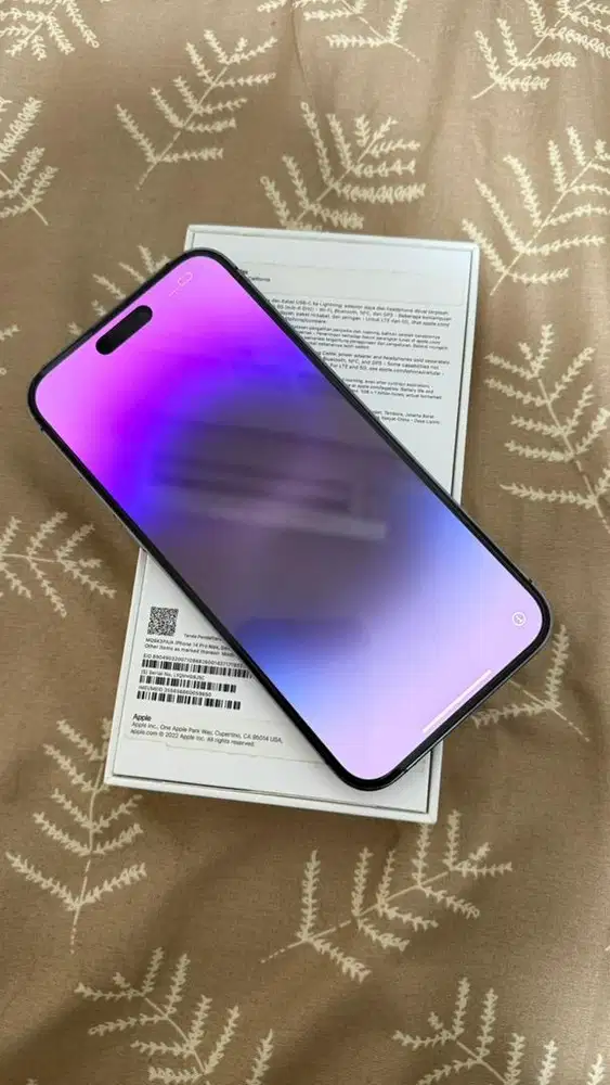 iPhone 14 pro max 256gb deep purple ex iBox Fullset