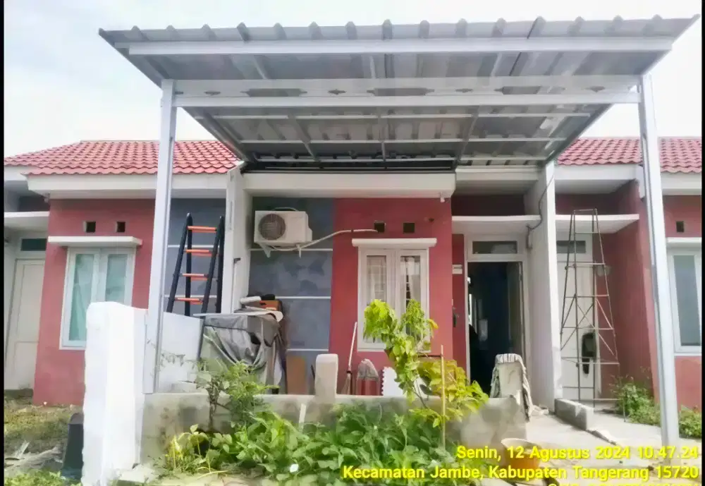 Kanopi baja ringan dan garasi