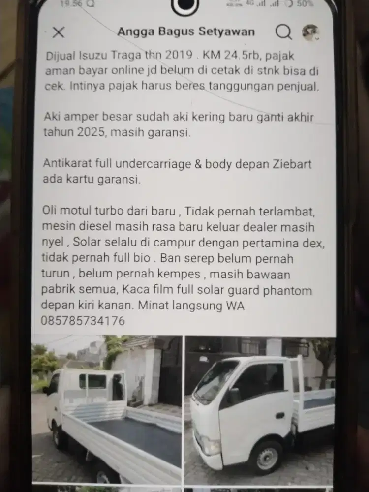 Isuzu Traga 2019 Diesel