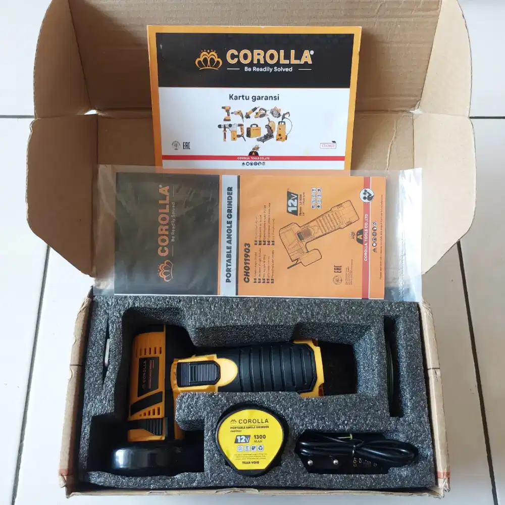 COROLLA Portable Cordless Grinder/Gerinda Baterai Mini 12 Volt