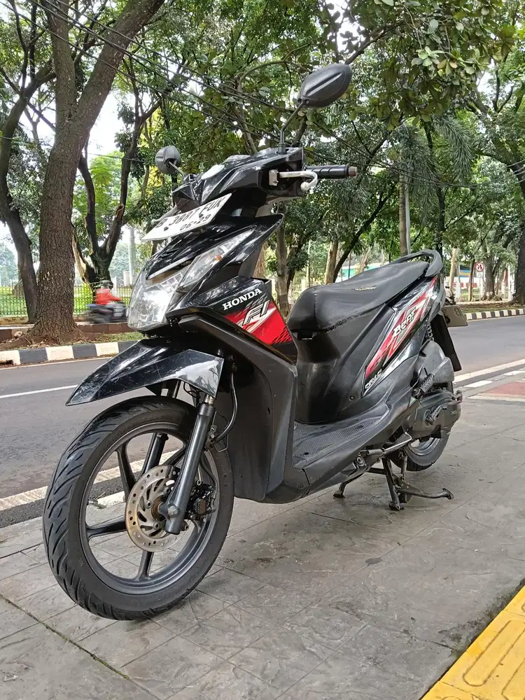 DIJUAL CASH HONDA BEAT CW FI CBS THN 2014 PJK IDUP SIAP PAKAI