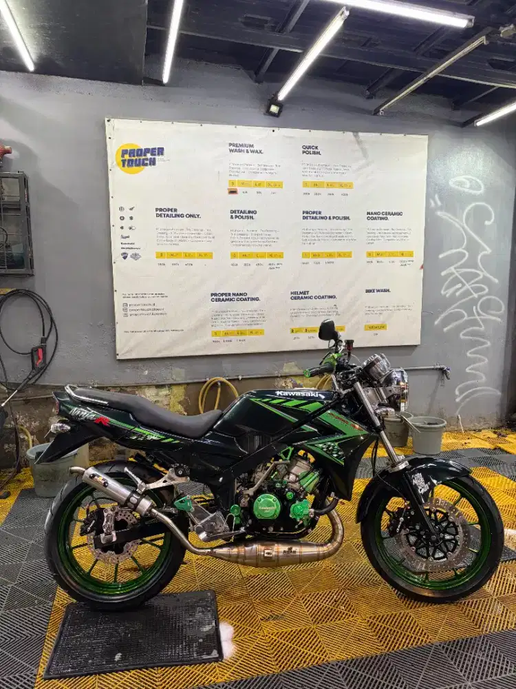 Kawasaki Ninja R Hijau 2007, convert model SS