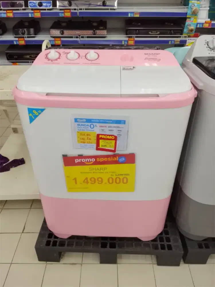 promo cicilan MESIN CUCI cuma pakai ktp tanpa dp free angsuran 1-2×