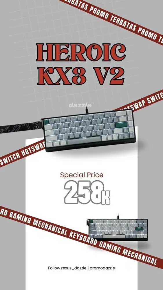Keyboard gaming wired rexus KX3 V2