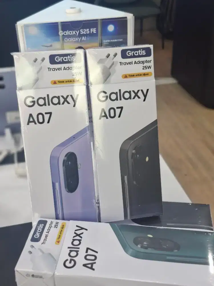 PROMO SAMSUNG A07 FREE ADAPTOR 25W NEW SEGEL !! GARANSI 1TH