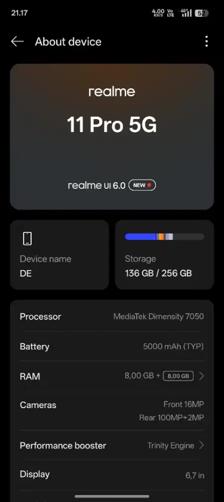 Realme 11 Pro 5G