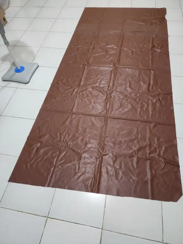 Terpal Semi-Kulit (Karet Sintetis) Premium - Cokelat Tua