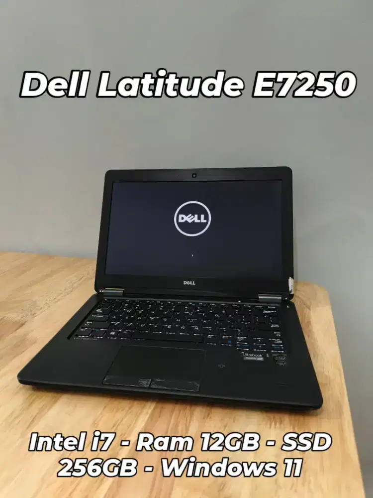 Dell Latitude E7250 Intel i7 Ram 12GB SSD 256GB Windows 11 Pro