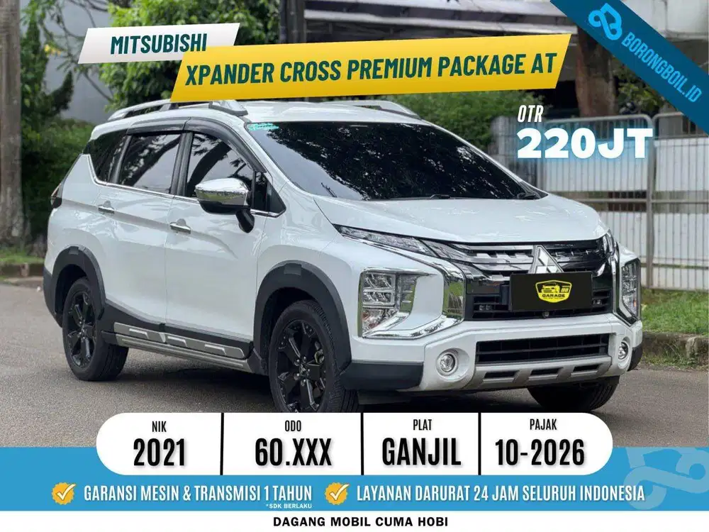 MITSUBISHI XPANDER CROSS PREMIUM PACKAGE 2021 PUTIH ISTIMEWA