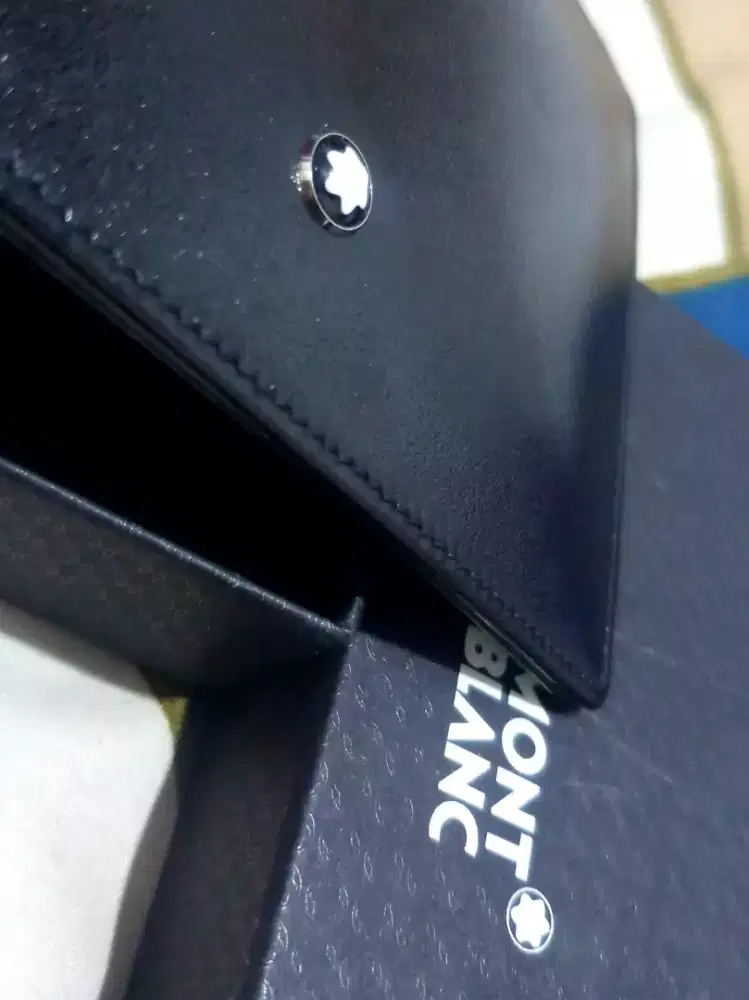MONTBLANC Dompet Pria Ori Likenew Gucci Lv Louis Vuitton Hermes Bally