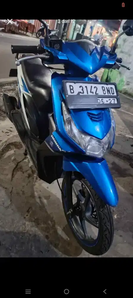 Beat karbu 2012 ss lengkap pajak on plat 2027