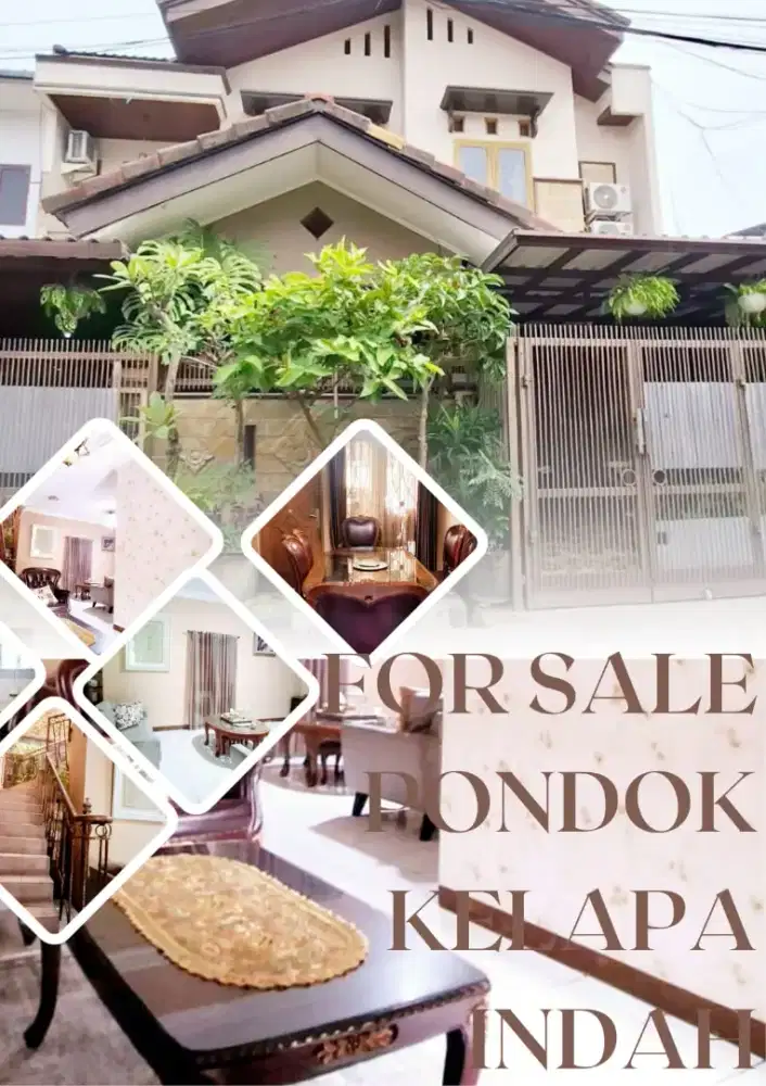 Dijual Rumah Komplek Pondok Kelapa Indah Jakarta Timur