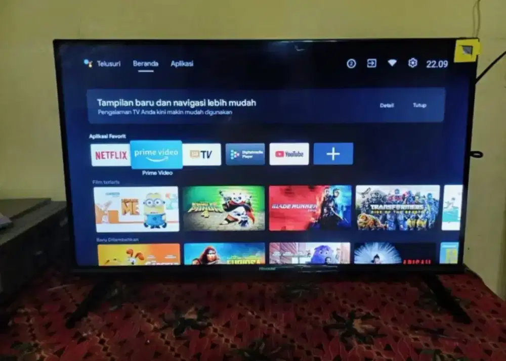 hisense tv android 32 inch seri 32E5G