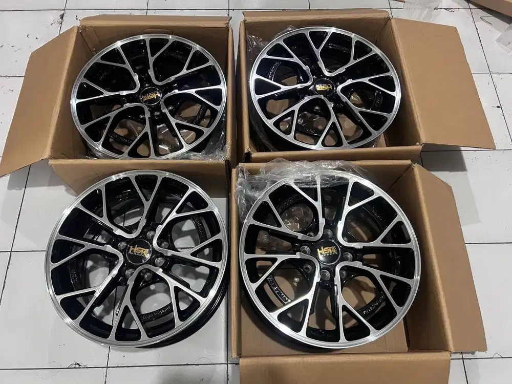 Velg R15x65 Hsr Fe01 Velg Ring 15 Pcd 4x100/114 et42 Untuk Avanza dll