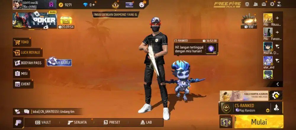 Akun ff gurun polosan