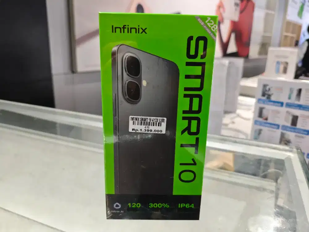 INFINIX SMART 10 RAM 4+4/128GB ATLANTIS DAHSYAT