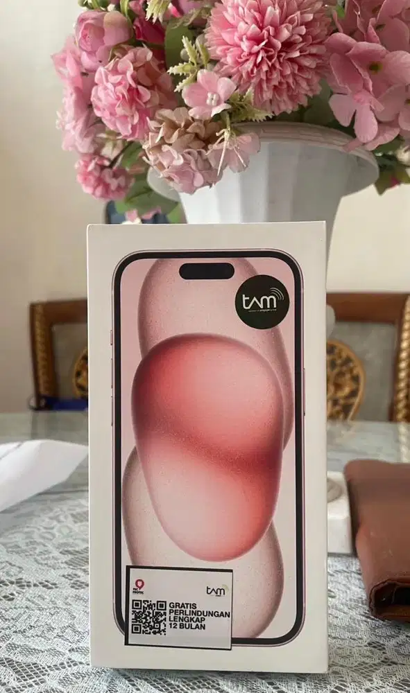 Iphone 15 128gb pink ibox baru