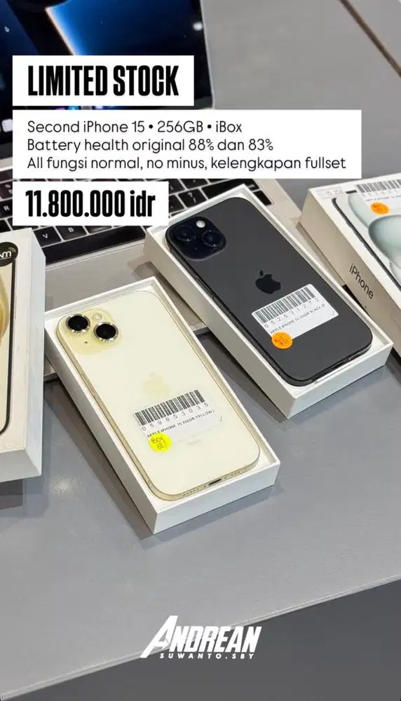 Second Iphone 15 256GB iBox