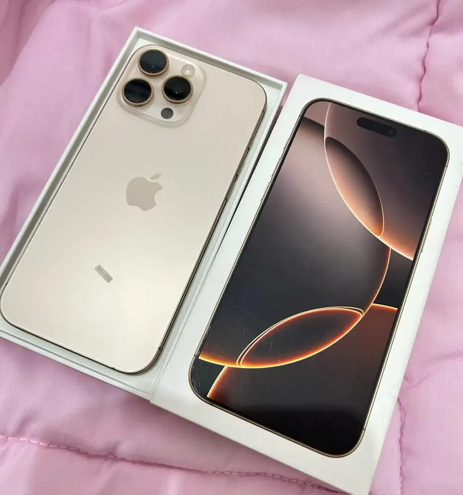 Dijual ip 16 pm deseret titanium 256 gb ex ibox